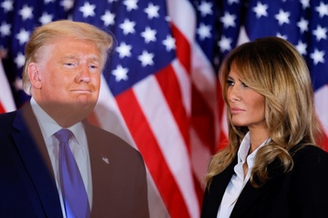 Ba Melania khuyen ong Trump nhan thua hinh anh