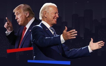 Nhung tuan sau bau cu pho bay khac biet giua hai ong Trump va Biden hinh anh