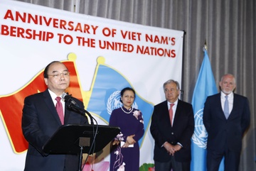 Thu tuong Nguyen Xuan Phuc du le ky niem 40 nam Viet Nam gia nhap LHQ hinh anh