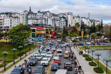 Da Lat don hon 55.000 luot khach dip dau nam hinh anh