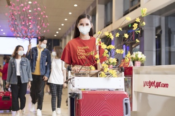 'San' ve may bay uu dai den 90% tu Vietjet hinh anh