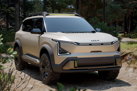 Kia EV5 Weekender - Concept SUV dien mang phong cach dia hinh hinh anh