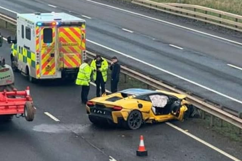 Sieu xe Lamborghini Temerario gap tai nan dau tien tren the gioi hinh anh