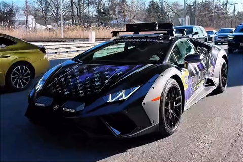 Canh sat My su dung sieu xe Lamborghini Huracan Sterrato hinh anh