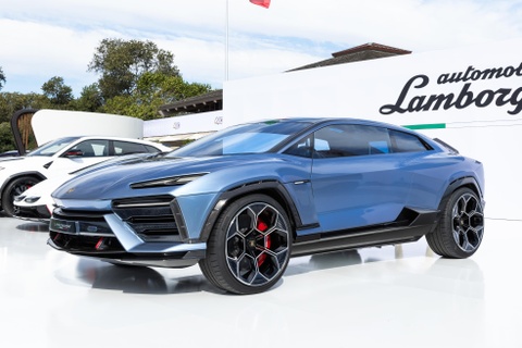 Chua ra mat, sieu xe dien cua Lamborghini da bi khai tu hinh anh