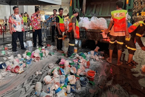 Don hon 100 tan rac sau mot ngay o Songkran hinh anh