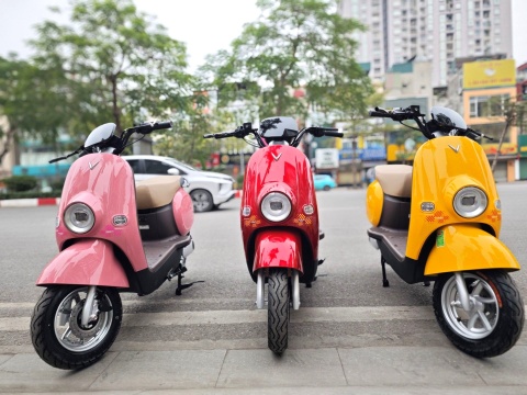 Hanh trinh tu 'xe dien hoc sinh' den doi thu ngang co xe tay ga hinh anh