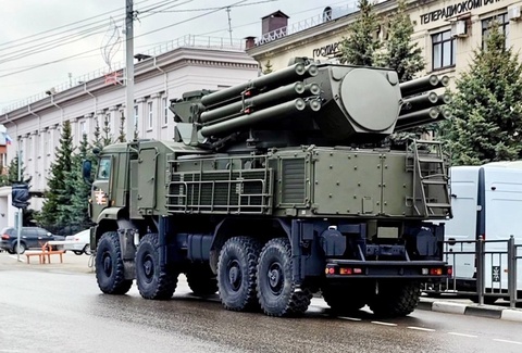 Pantsir-S1 xuat hien o Binh Nhuong hinh anh