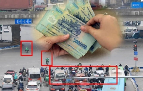 Hieu dung ve viec khau tru luong khi dong phat vi pham giao thong hinh anh