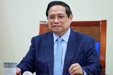 Thu tuong dien dam voi Thu tuong Kuwait hinh anh