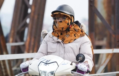 Mien Bac don them khong khi lanh tang cuong hinh anh