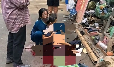 No o kho phe lieu, co nguoi tu vong hinh anh