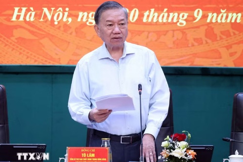 Tổng Bí thư, Chủ tịch nước Tô Lâm dự Hội nghị Đảng ủy Công an Trung ương