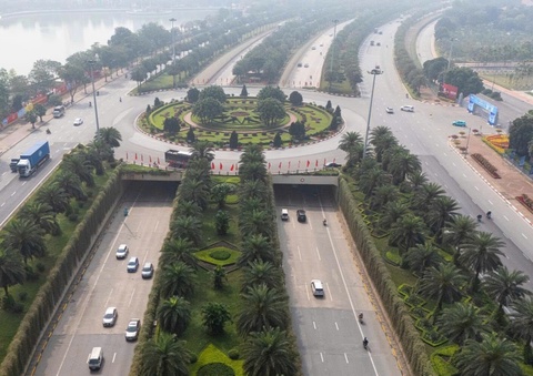 Hà Nội dự kiến trồng cây phủ xanh trụ đường sắt, cầu vượt, hầm chui