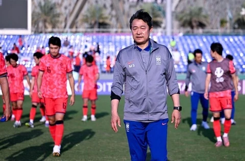 U23 Han Quoc va 'loi nguyen' mat dong luc o tran tranh HCD hinh anh