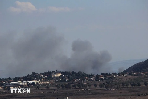 Israel va Hezbollah giao tranh o khu vuc bien gioi hinh anh