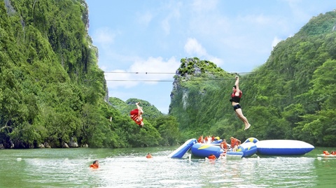 Dan ‘me zipline’ khong nen bo lo dia diem nay khi den Quang Binh hinh anh