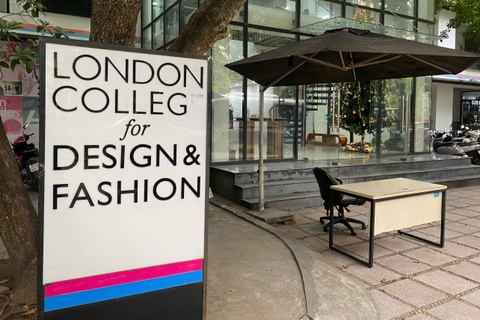 Cao dang nghe nhung quang cao 'Hoc vien Thiet ke va Thoi trang London' hinh anh