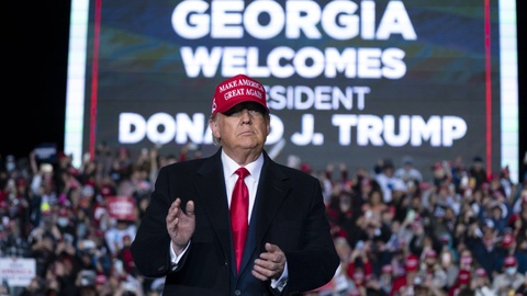 ong Trump toi Georgia van dong anh 1