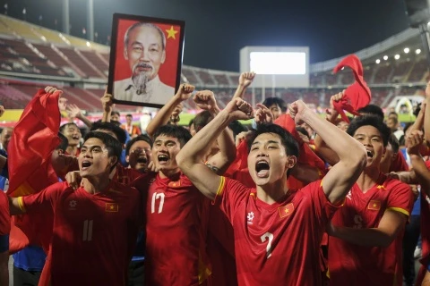 Hinh anh U22 Viet Nam xuat hien tren trang FIFA hinh anh