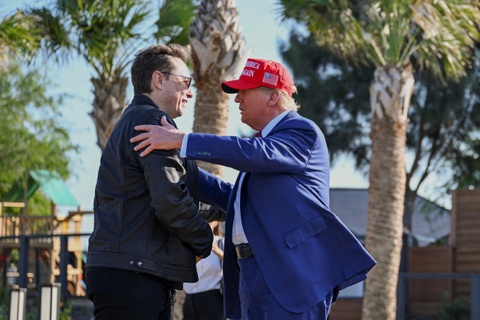 Thay gi tu moi quan he 'nhu hinh voi bong' cua ong Trump va Elon Musk hinh anh