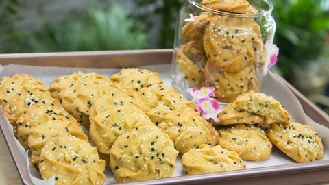 Banh quy gai xop cua Tet xua hinh anh