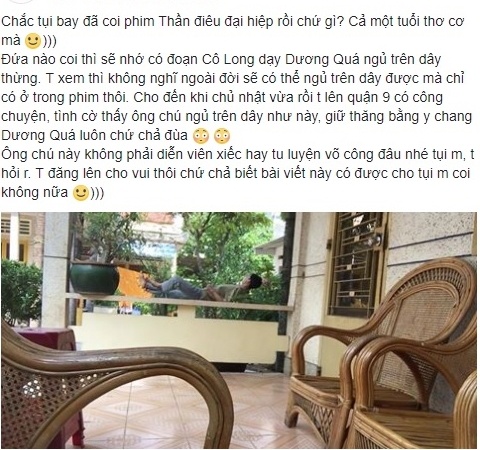 nguoi dan ong nam ngu tren day anh 1