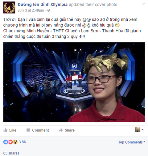 Co gai gay bao Duong len dinh Olympia anh 1