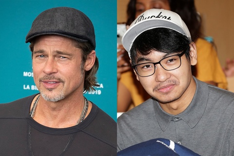 Con trai Brad Pitt bo ho cha hinh anh