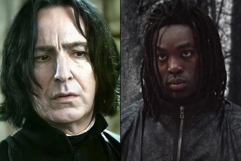 Giao su Snape trong 'Harry Potter' moi gay tranh cai hinh anh
