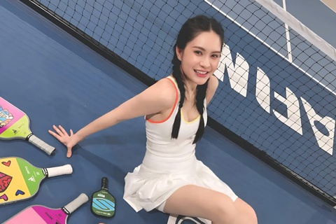 Dam me pickleball cua Doan Di Bang hinh anh