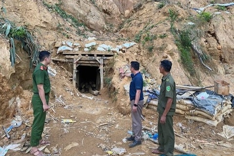 Phat hien nhom dao vang trai phep vao ban dem o Da Nang hinh anh