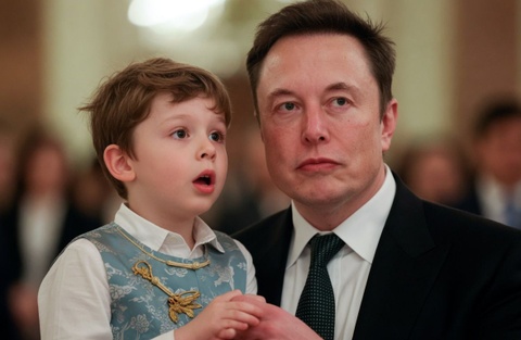 Ly do Elon Musk thich dong hanh voi be Lil X trong 14 nguoi con hinh anh