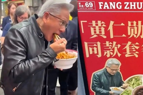 Quan mi va tra sua gay sot sau chuyen dao pho cua CEO Nvidia hinh anh