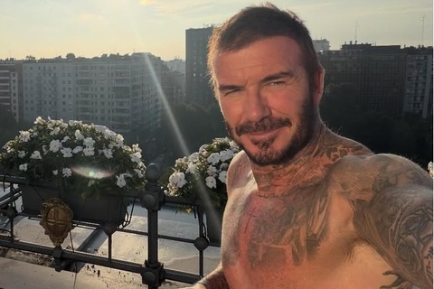 David Beckham va con trai chia phe sau chien thang cua Arsenal hinh anh