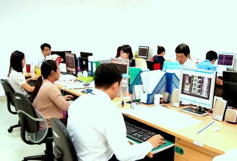 Nhóm thiết kế kiến trúc xây dựng tại công ty CBS Việt Nam