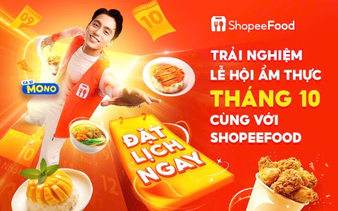 An uong tha ga cung dai tiec am thuc ShopeeFood thang 10 hinh anh