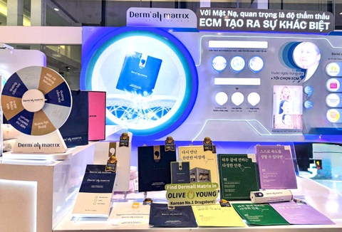 Trai nghiem cong nghe mat na ECM tai pop-up store Dermall Matrix hinh anh