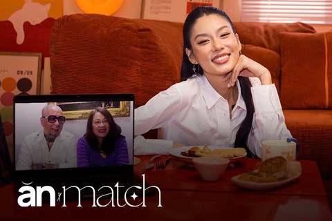 A hau Thao Nhi Le roi nuoc mat khi ngoi an voi bo me qua video call hinh anh