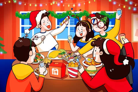 Gioi tre don Giang sinh theo cach 'khong dung hang' hinh anh