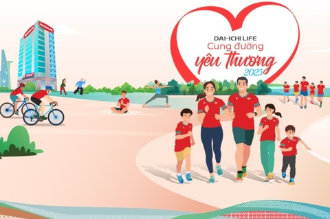 Dai-ichi Life 'Cung duong yeu thuong 2025' ket noi trieu buoc chan hinh anh