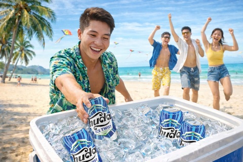 Huda Ice Twist tung dien mao lon 250 ml moi khuay dong mua he hinh anh