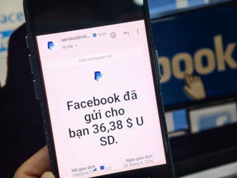 Facebook bat dau tra tien cho nguoi Viet hinh anh