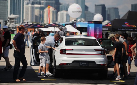 Xe dien tai My co dien bien la hinh anh