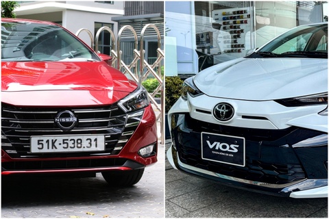 So ke Nissan Almera moi va Toyota Vios hinh anh