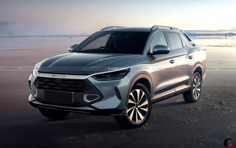 Ban tai 'Baby Shark' cua BYD - nho hon Shark 6, ra mat nam sau hinh anh