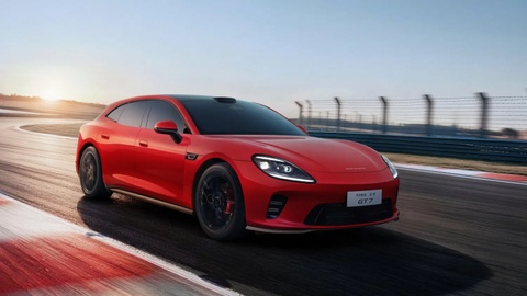 Xe dien Huawei 'nhai' Porsche Panamera chot lich ra mat hinh anh