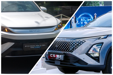 BYD Sealion 5 và Omoda C5 SHS-H - 'nội chiến' SUV hybrid giá 750 triệu