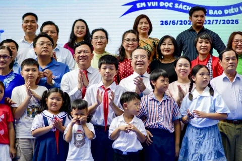 Khai mac Hoi sach Thieu nhi TP.HCM quy mo lon nhat tu truoc den nay hinh anh