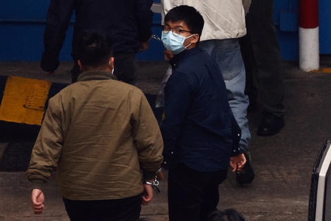 Joshua Wong bi tam giam anh 2